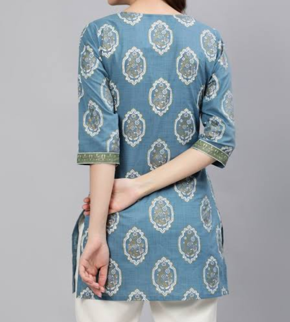 Women's casual printed tunic
