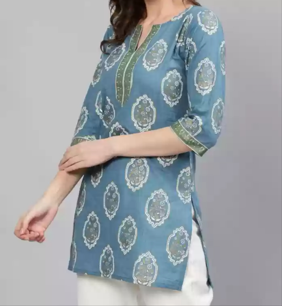 Women's casual printed tunic