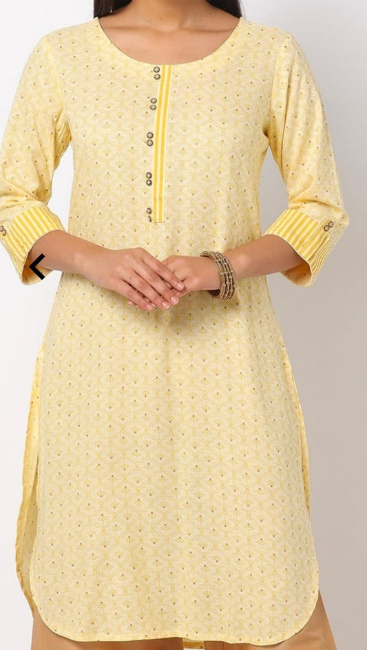 Printed Straight Kurta
