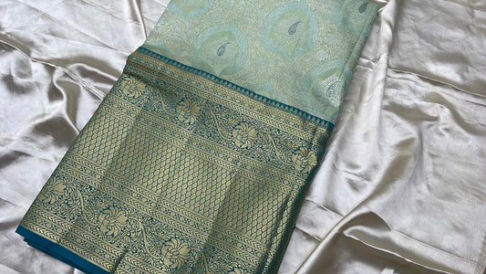 Semi kanchipattu tissue silk saree
