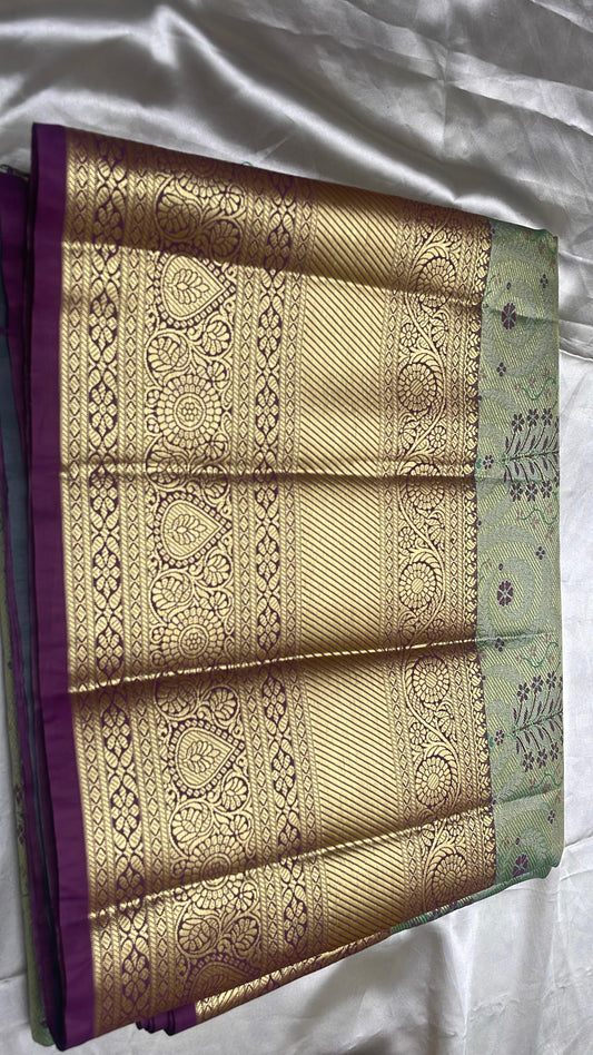 Semi kanchipattu tissue silk saree