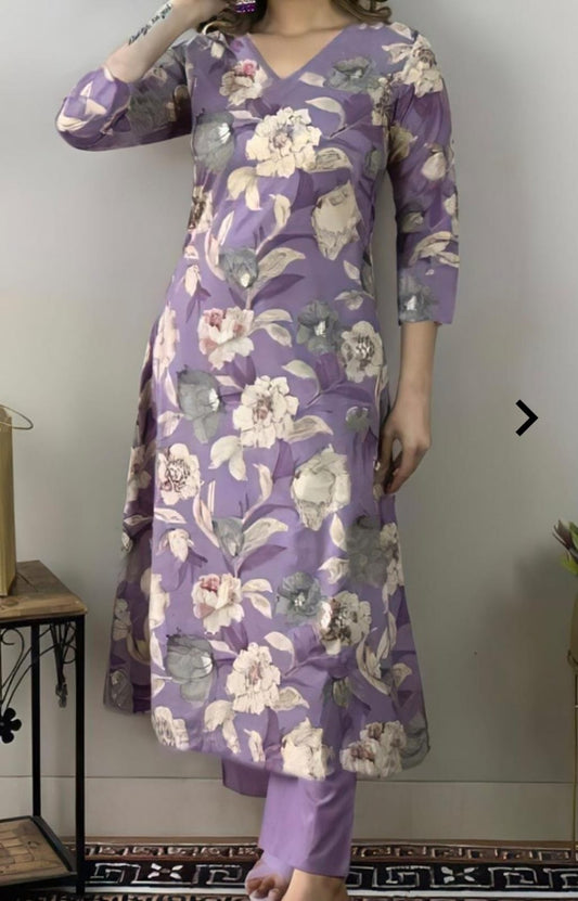 Straight cut Kurta Set