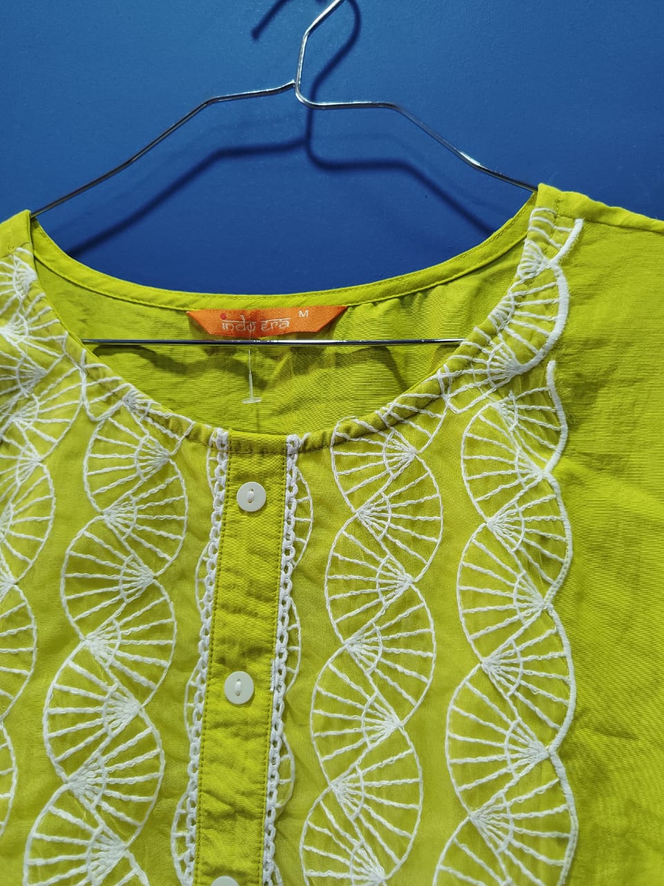 Embroidered Kurti set with Dupatta