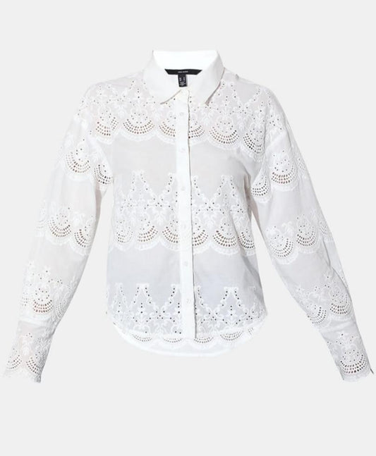Vera Moda Brand -Regular Fit Embroidered Shirt