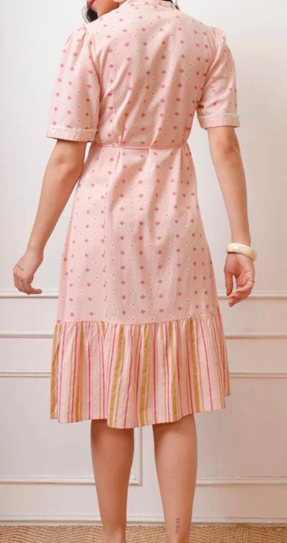 Cotton A-line Dress