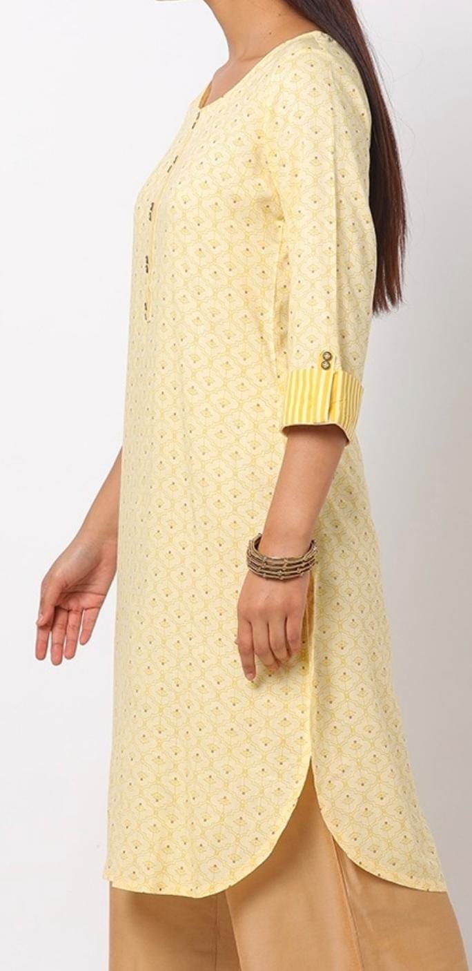 Printed Straight Kurta