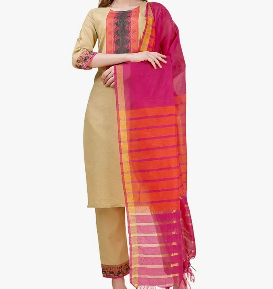 Women's straight kurtha set